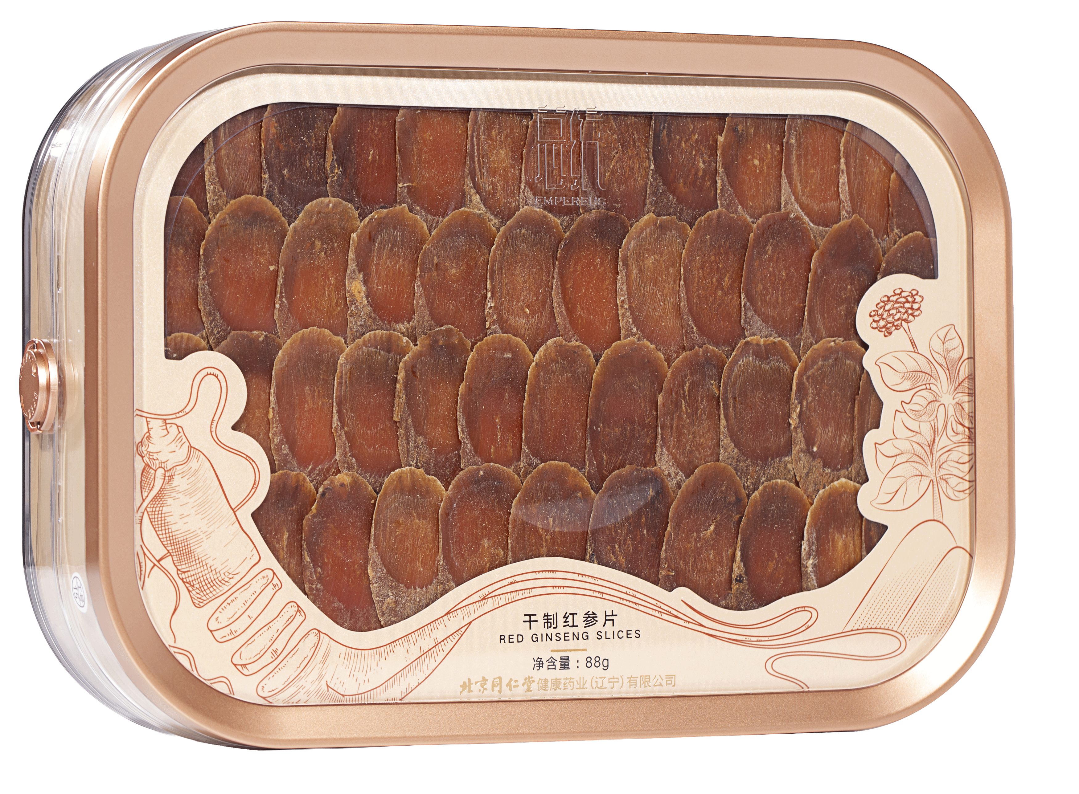 干制红参片