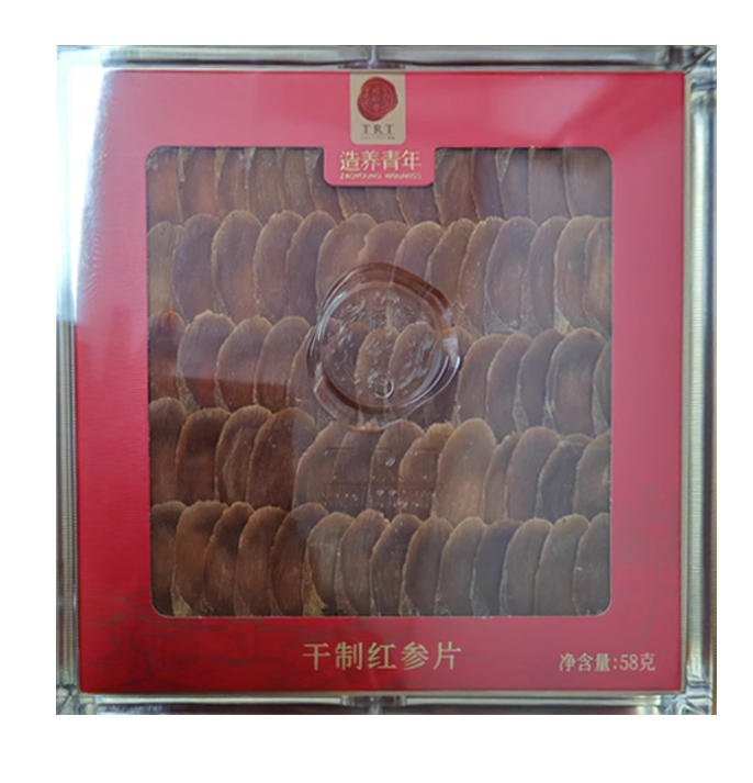 干制红参片